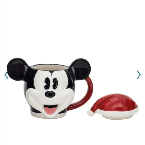 Disney Mickey Mouse Christmas mug with lid NWT - Picture 12 of 12